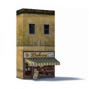 Bakery paper model kit