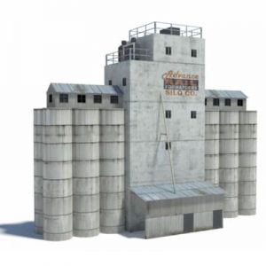 industrial silos - ho scale buildings