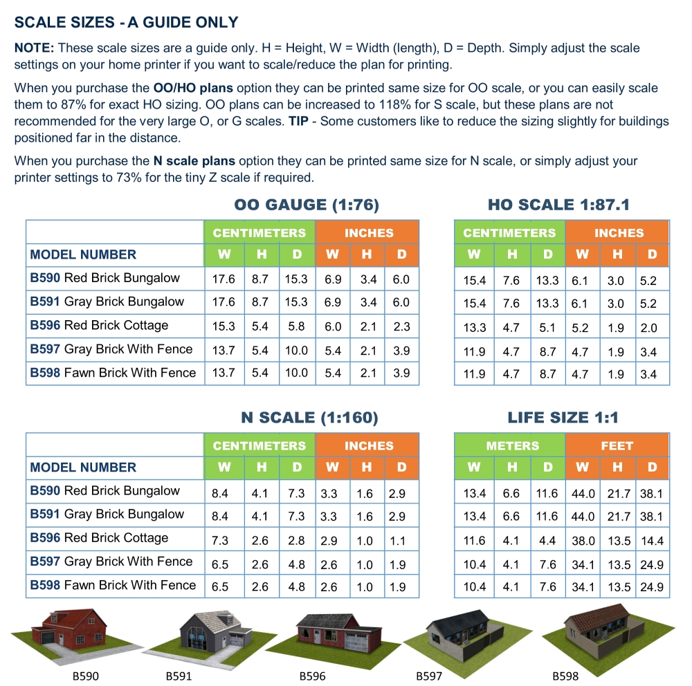 C25-bungalows-oo-gauge-trains-ho-scale-houses